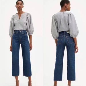 Levi’s Wellthread Ribcage Straight jean with hemp